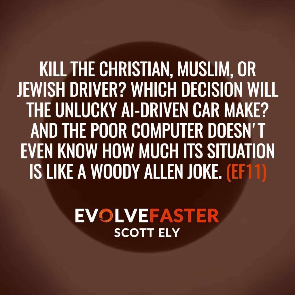 (EF11) S1-E9: When the Lights Go Out The Blinding Light of an Artificial Future The Evolve Faster Podcast with Scott Ely Season One