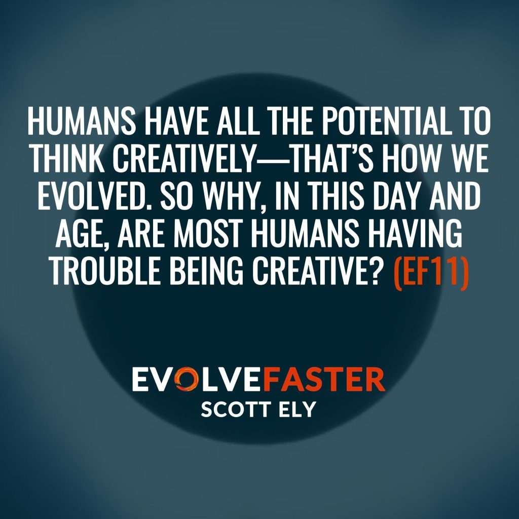 (EF11) S1-E9: When the Lights Go Out The Blinding Light of an Artificial Future The Evolve Faster Podcast with Scott Ely Season One