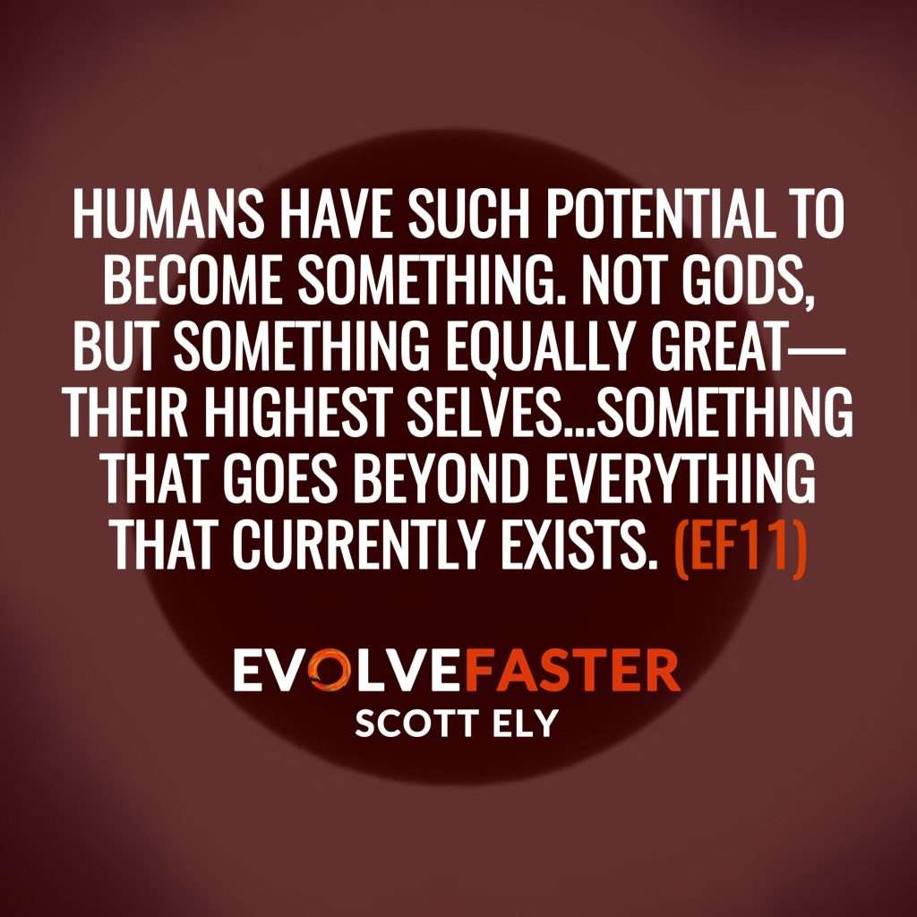 (EF11) S1-E9: When the Lights Go Out The Blinding Light of an Artificial Future The Evolve Faster Podcast with Scott Ely Season One