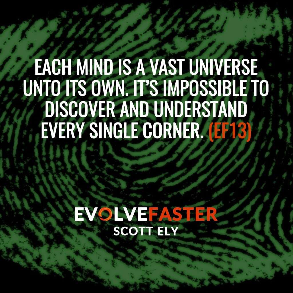 (EF13) S1-E11: The Bloody Fingerprint of Creativity The Evolve Faster Podcast with Scott Ely Season One
