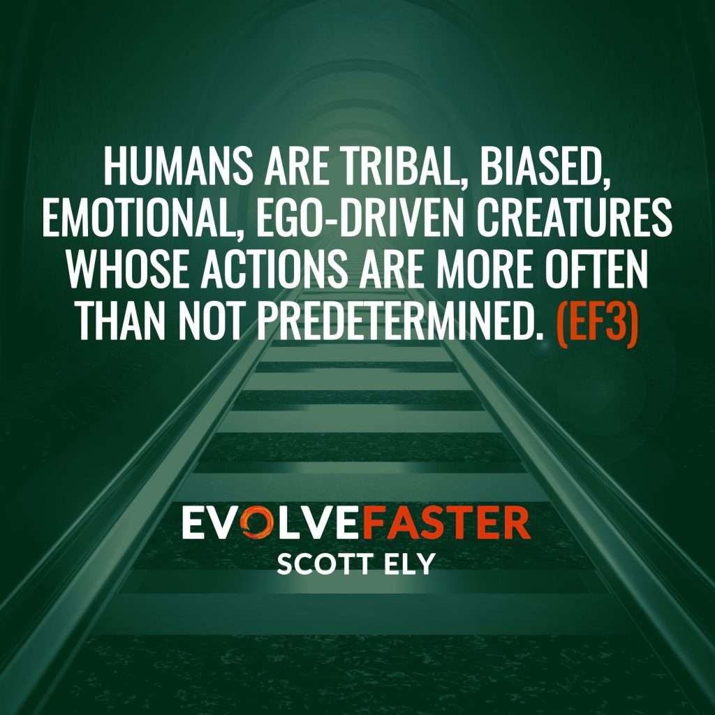 (EF3) S1-E1: All Aboard the Experience Machine Destination Unknown The Evolve Faster Podcast with Scott Ely Season One