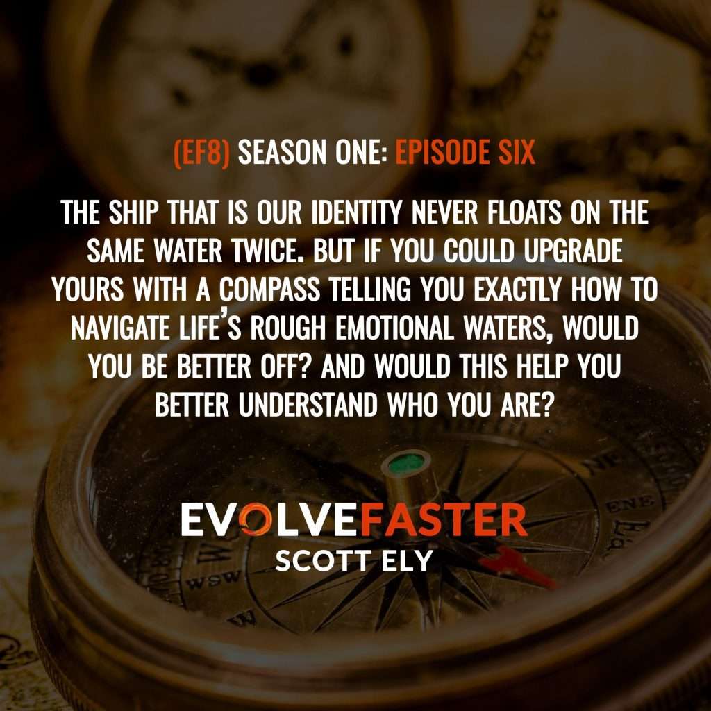(EF8) S1-E6: Without a Compass All Who Sail the Seas of Identity Are Not Lost The Evolve Faster Podcast with Scott Ely Season One