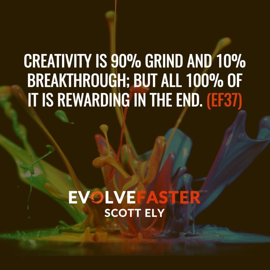 (EF37) BTP-EF13: Where Creativity Comes From and How to Find Your Uniquely Bloody Fingerprint Behind the Podcast of Episode EF13